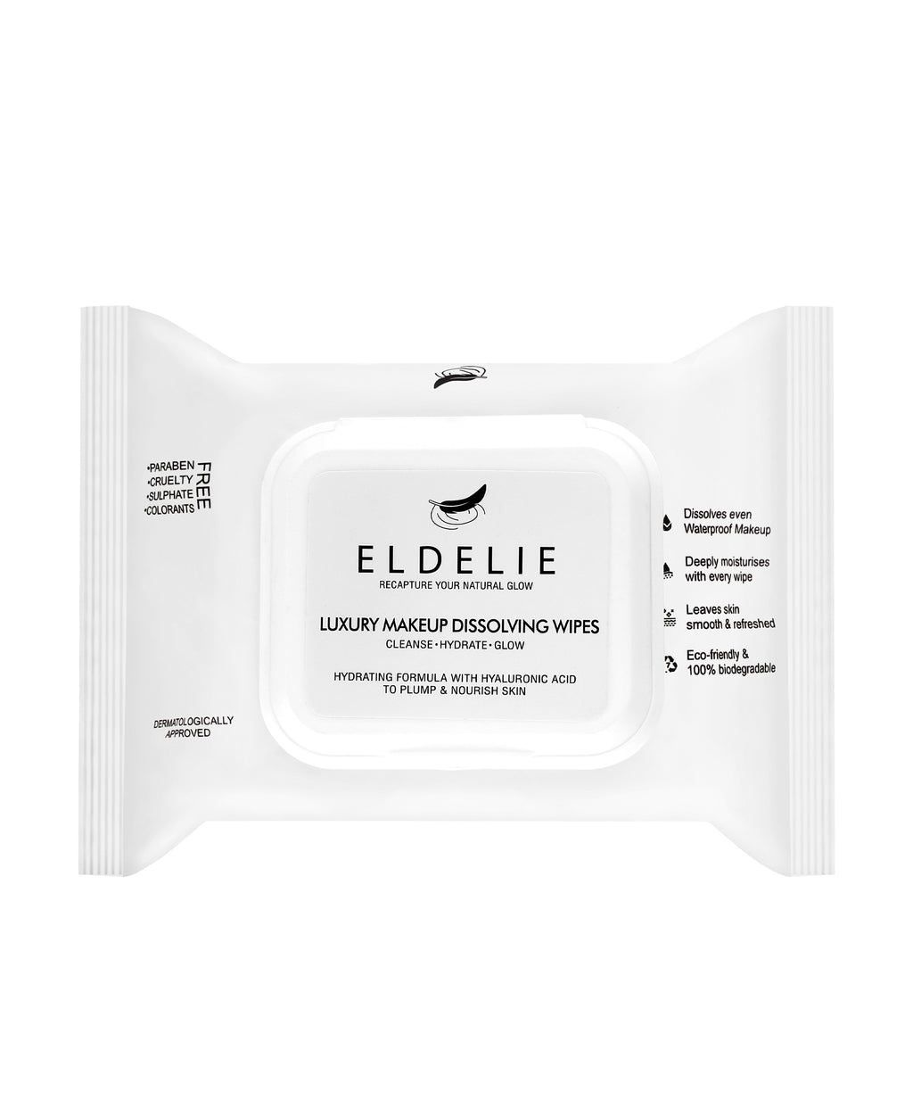 Eldelie Hyaluronic Acid Micellar Makeup Removal Wipes