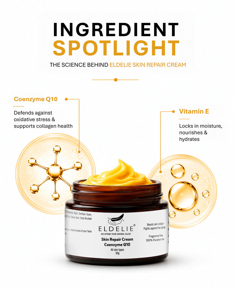Eldelie Skin Repair Cream (Coenzyme Q10 + Vitamin E)